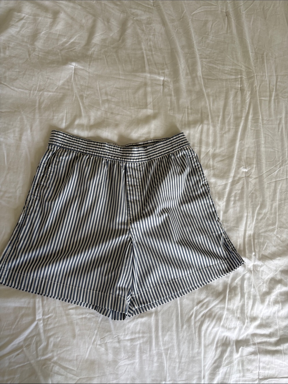 GAP Blue and White cotton poplin shorts